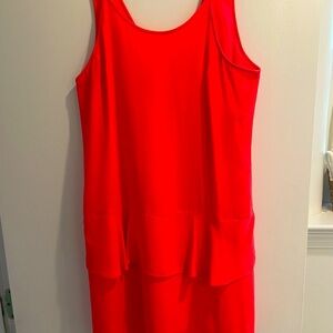 Trina Turk Orange spaghetti strap dress